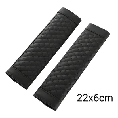 X2 Almohadilla Eco Cuero Cubre Cinturón De Seguridad Auto