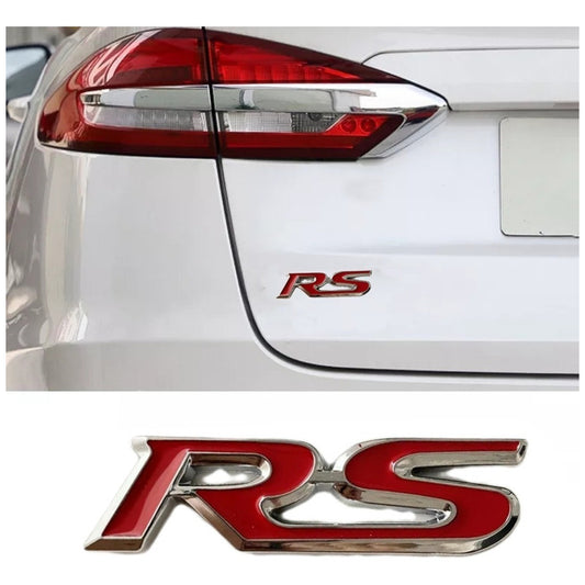 Logo Emblema Rs Adhesivo Auto Tunning Universal/ Ryc