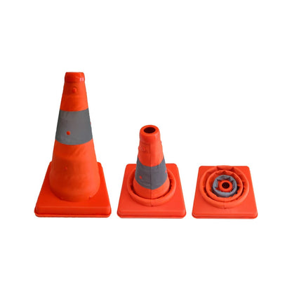 X2 Cono De Emergencia Reflectante Retractil Cono 40cm 1cinta