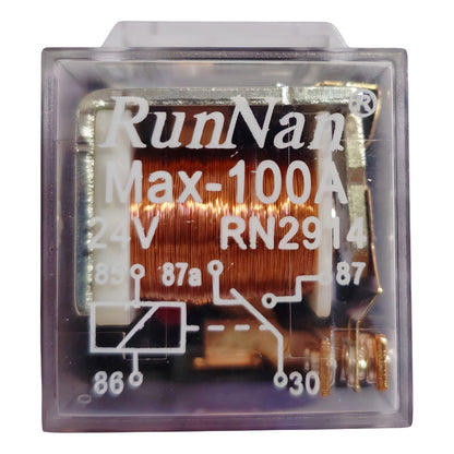 Relay Transparente 24v 100a 5 Patas Relé Auto 5 Pines /ryc