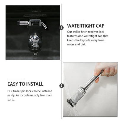 Pasador 5/8' Cn Llave Para Carro Arrastre Seguridad Remolque