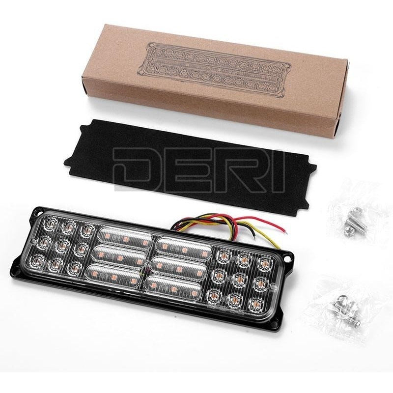 X2 Luz Led De Trocha Destellante Luz Advertencia 12v - 24v