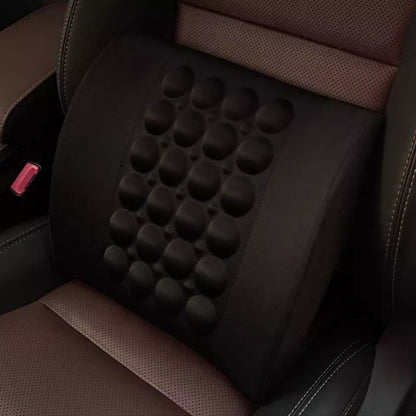 Cojín Lumbar Masajeador Respaldo Ergonómico Almohada Espalda