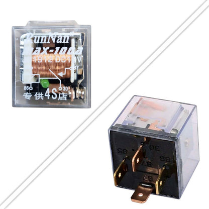 X10 Relay Transparente 12v 100a 4 Patas Relé Auto 4pin /ryc