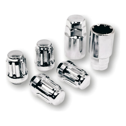 Tuercas De Seguridad Set 4pcs +llave Acero M12x1.5 / 12x1.25