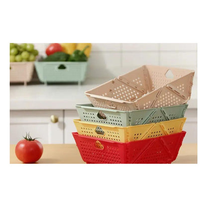 Frutero De Mesa Genérica Cesta Plástico Color Al Azar X 1u