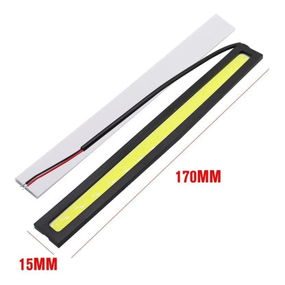 Tira Barra Luz Led Alto Brillo Neblineros Adhesivo Auto X2