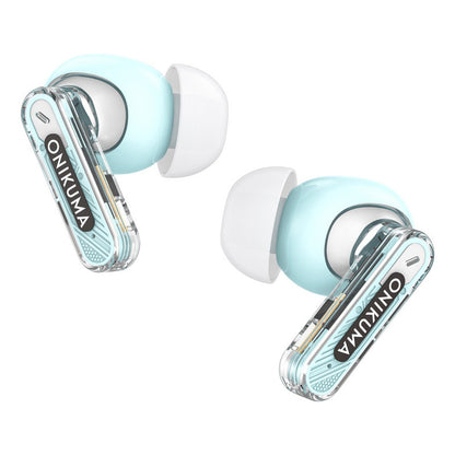 Auriculares Bluetooth Onikuma T5 Tws Reducción De Ruido Blue Color T5 Blue