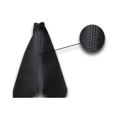 Funda Freno De Mano Ecocuero Negra 50cm Fuelle Cubre Freno