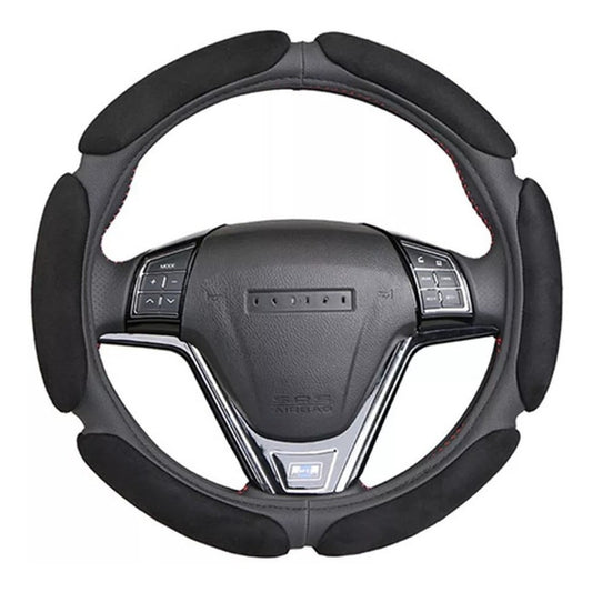 Funda Cubre Volante Universal 3d Acolchado Gamuza /r&c