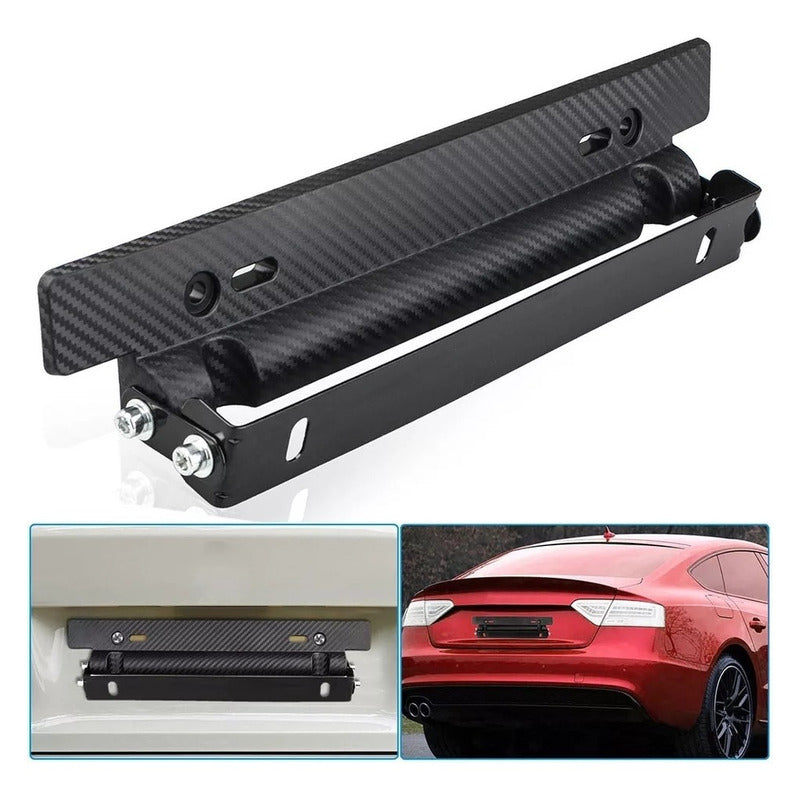 Porta Patente Ajustable Universal Para Auto Tuning /r&c Negro