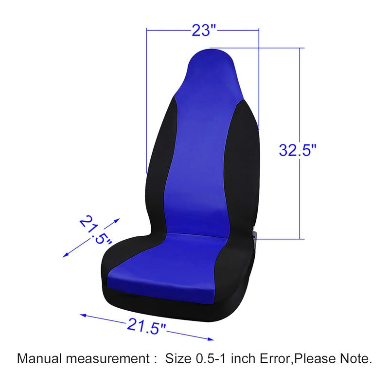 X2 Funda Cubre Asiento Delantero Individual Fund Butaca 1pc