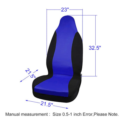 X2 Funda Cubre Asiento Delantero Individual Fund Butaca 1pc