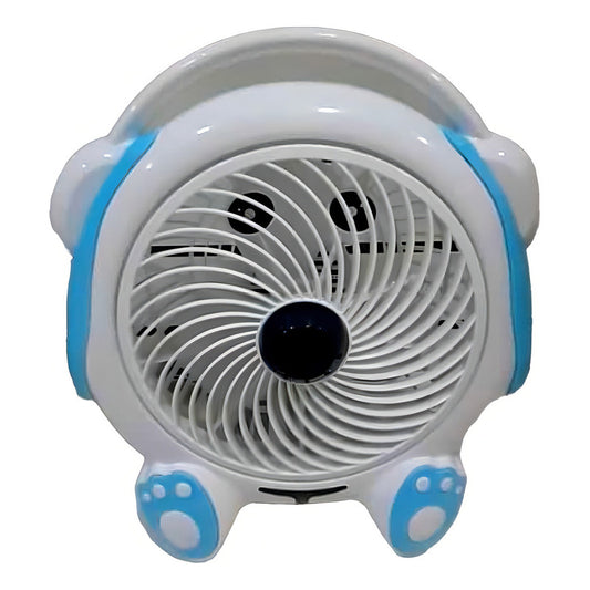 Mini Ventilador D/escritorio Divertido Diseño Perrito 189yyq Cantidad De Aspas 3 Color De La Estructura Blanco Color De Las Aspas Blanco Diámetro 28 Cm Material De Las Aspas Plástico