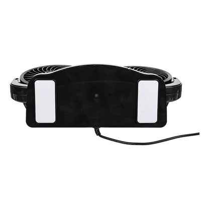Ventilador Doble Automóvil 12v Accesorio Vehículo 360°/ R&c