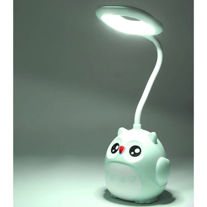 Lámpara Led De Mesa Recargable Cn Portalapiz Búho Kawaii R&c