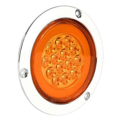 Luz Led Trasera Lateral 12/24v Auto Camión Remolque Destella Ambos Lados Ambar 25281
