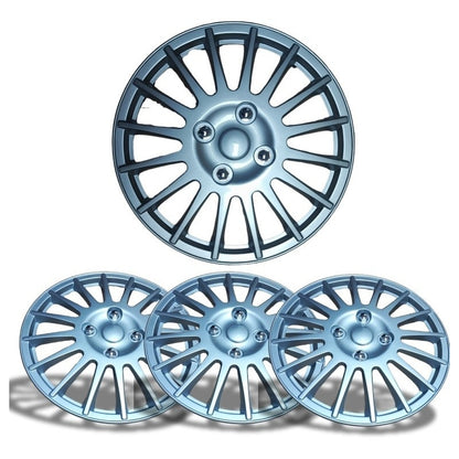 Set X4 Tapa Rueda Aro 15 Cromada Designer Tapa 15  Auto /r&c