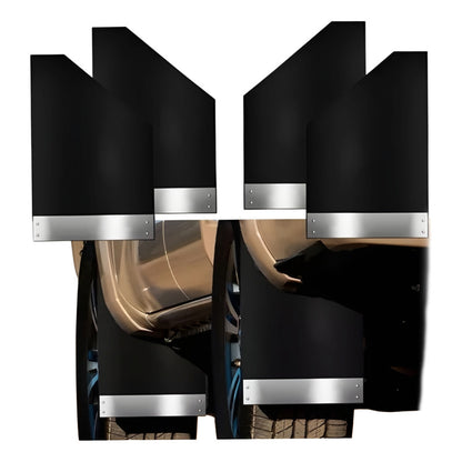 X4 Guardarbarro Guardafango Auto Universal Cn Refuerzo Acero