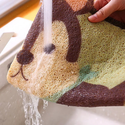 Limpiapiés Alfombra: Bienvenida Mascota Cocina Baño Decora
