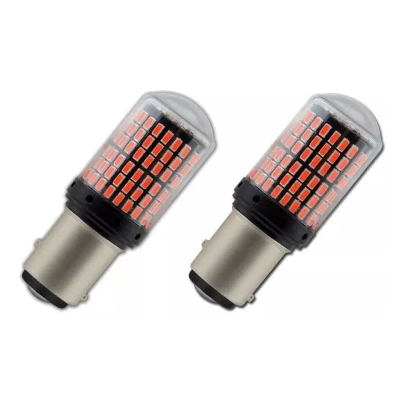 X2 Ampolleta 144 Led Luz Freno Canbus 2 Contactos 1157 /ryc