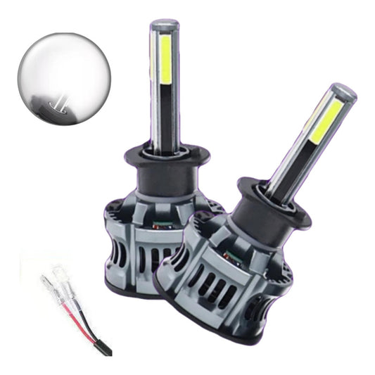 X2 Ampolleta Turbo Led 18000lm H1 Super Potente /ryc