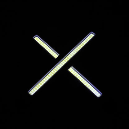 X2 Tira Led Cob Alto Brillo Neblineros Adhesivo Diseño 11853