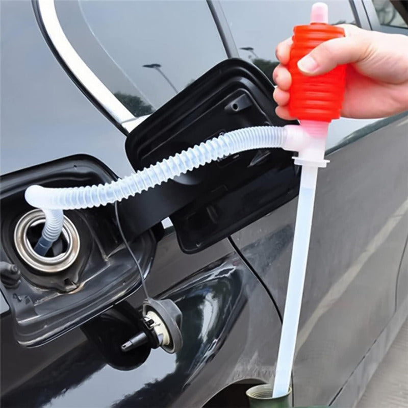 Bomba Sifón Manual Trasvasije Combustible Multiuso 52cm /ryc