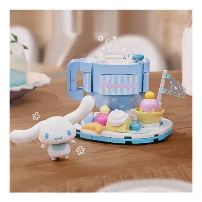 Set Bloques De Construcción Keeppley Hello Kitty Y Amigos 150 Cinnamoroll Comforting Hot Drink 7935