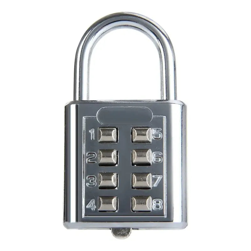 Mini Candado De Seguridad 35mm De Combinación 4 Dígitos R&c Plateado 9367785