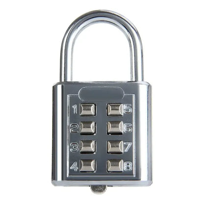 Mini Candado De Seguridad 35mm De Combinación 4 Dígitos R&c Plateado 9367785