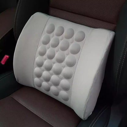 Cojín Lumbar Masajeador Respaldo Ergonómico Almohada Espalda