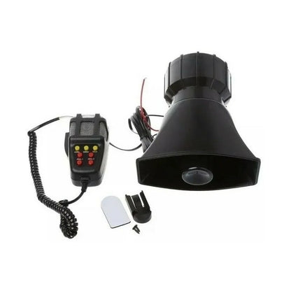 Bocina Policial Sirena Carabinero 7 Tonos Megafono 100w 12v