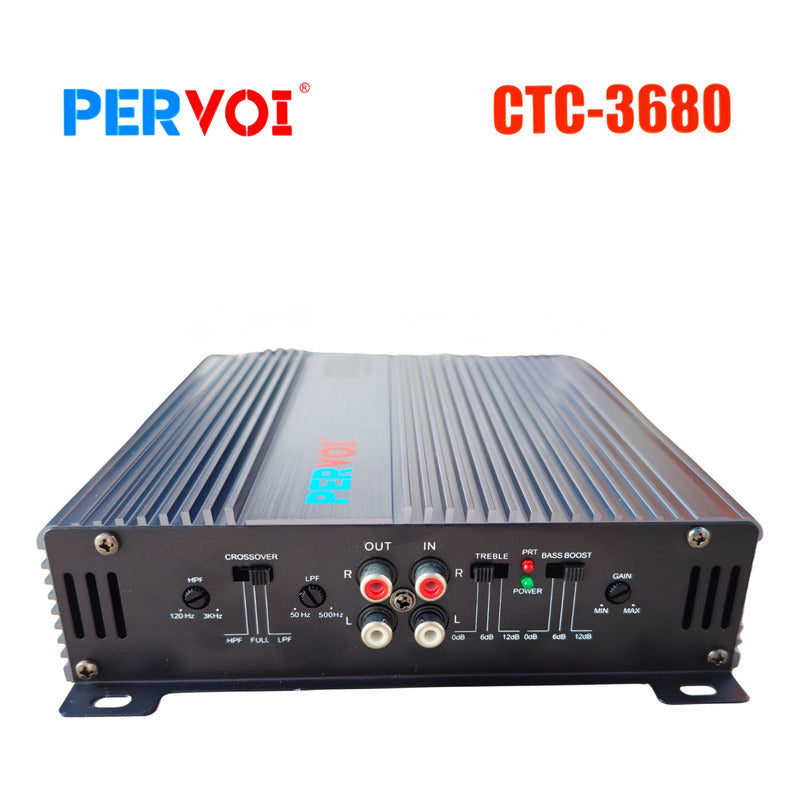 Amplificador De Audio Estereo Para Auto 2vias 2200w Pervoi