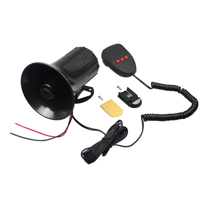 Bocina Policial Sirena Carabinero 3 Tonos Megafono 30w 12v