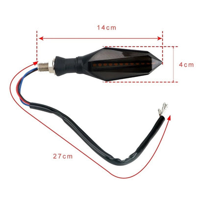 Intermitente De Moto Secuencial Bi Color