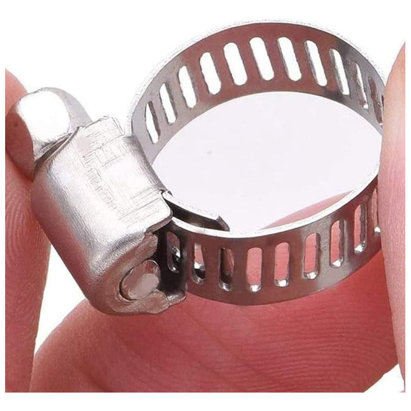X60 Abrazadera Metálica Ajustable Manguera 7medidas 8-38mm