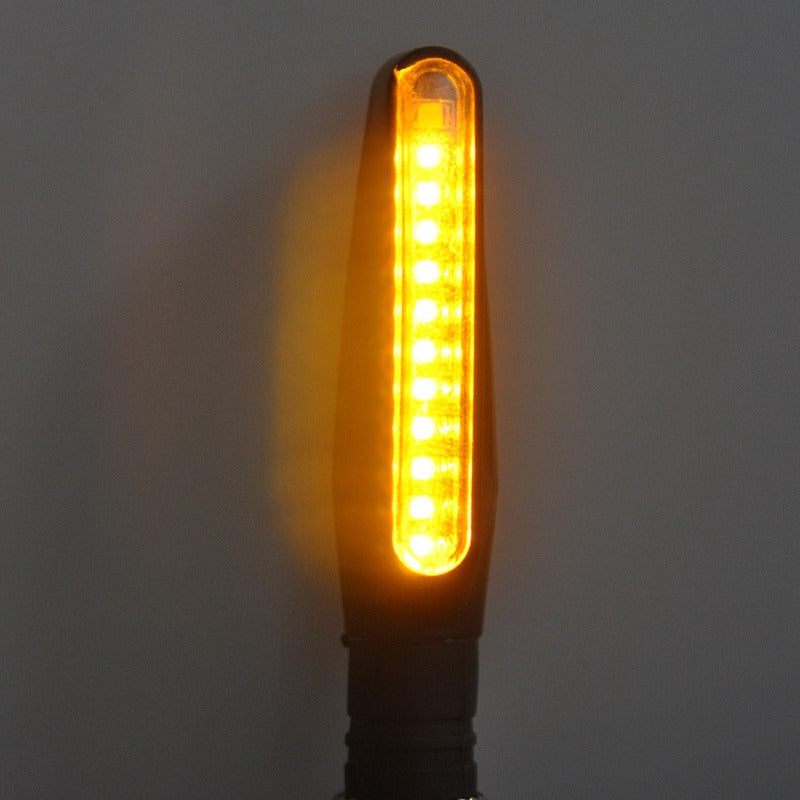 X2 Luces Intermitente De Moto Led De Viraje Ambar Moto /r&c