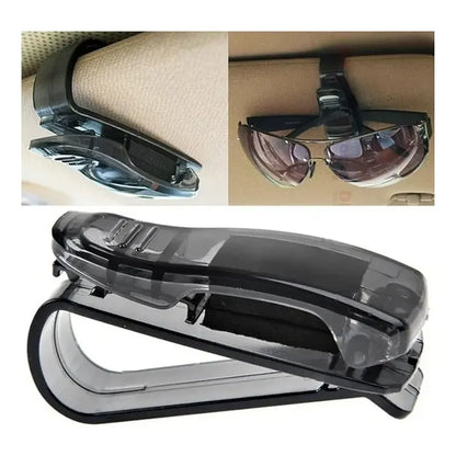 Soporte Para Lentes Pinza Porta Gafas Para Auto Al Tapasol Pinzas Para Lentes Negro