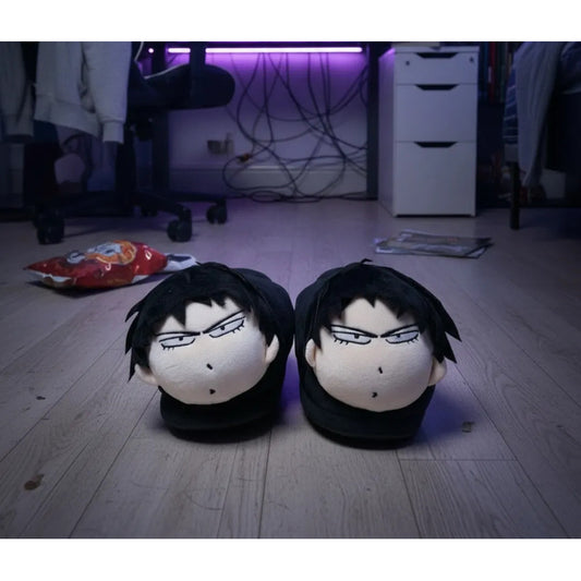 Pantuflas Acolchada Abierta Anime Kaede Rukawa Talla 36-41 Negro Kaede Rukawa Único