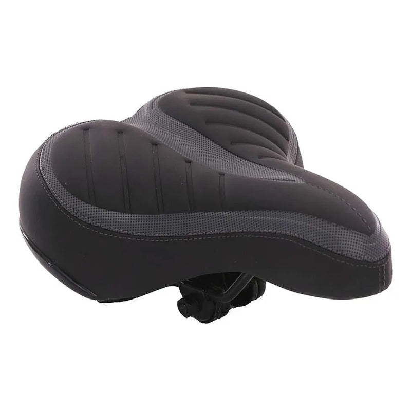 Sillin Asiento D Bicicleta Antiprostático Acolchado Meryfoam Negro Gris 8020