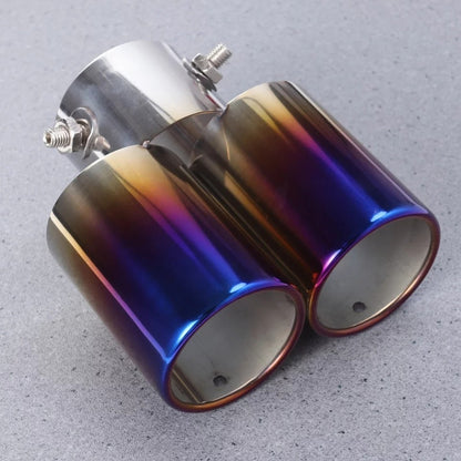 Cola De Escape Auto Doble Ionizado Tuning Universal/r&c