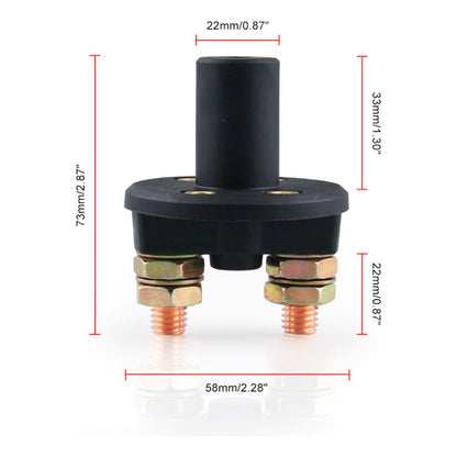 Interruptor Desconexion Apagado Batería Cortacorriente 6-24v