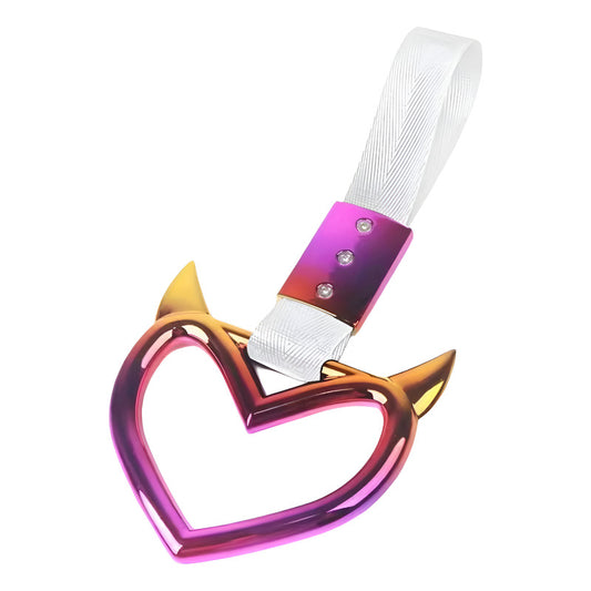Colgante Anillo Tsurikawa Corazón Tornasol Manija Correa Man