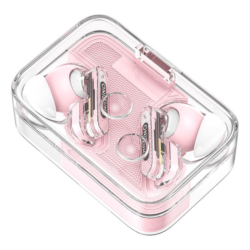 Auriculares Bluetooth Onikuma T5 Tws Reducción De Ruido Pink T5 Pink