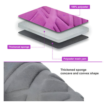 Funda Cubre Asiento Auto Rosado Universal 9pieza Rosa Diseño