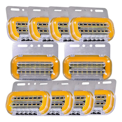 X10 Luz Led De Trocha Bicolor Cn Secuencial 12v/24v Flecha
