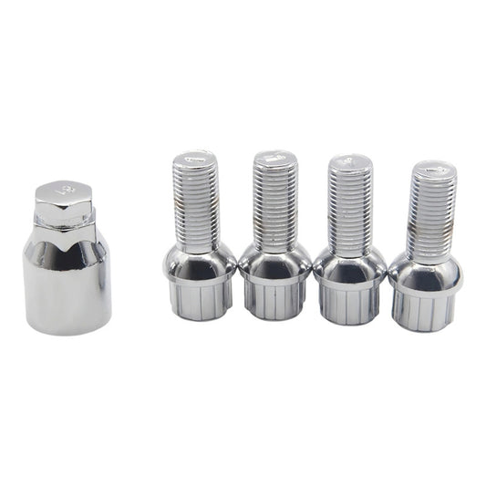 Set X4 Pernos D Seguridad Para Llantas + Llave M12x1.25 /r&c