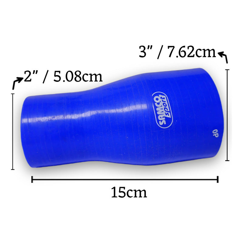 Acople De Silicona Copla Unión De 3' A 2' Pulgadas Reducción