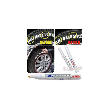 Pack X12 Lápiz Plumón Marcador Pinta Neumáticos Blanco /r&c